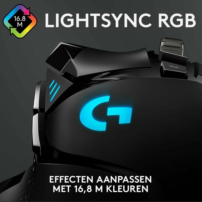 Logitech G502 HERO Ratón Gaming Negro