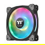 Thermaltake Riing Duo 14 RGB Ventilador para Radiador, 140mm, 3 Unidades, Iluminación LED