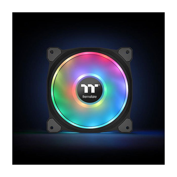 Thermaltake Riing Duo 14 RGB Ventilador para Radiador, 140mm, 3 Unidades, Iluminación LED Thermaltake Riing Duo 14 RGB Ventilador para Radiador, 140mm, 3 Unidades, Iluminación LED