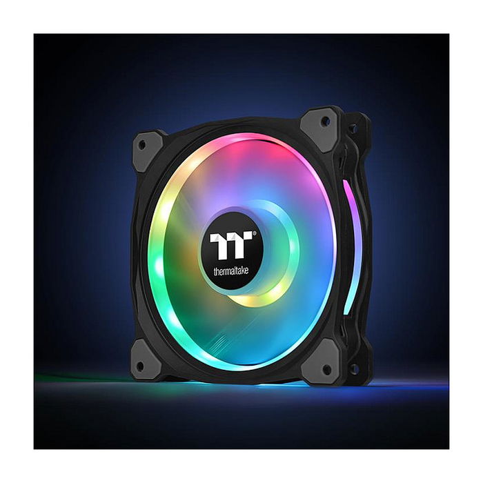 Thermaltake Riing Duo 14 RGB Ventilador para Radiador, 140mm, 3 Unidades, Iluminación LED Thermaltake Riing Duo 14 RGB Ventilador para Radiador, 140mm, 3 Unidades, Iluminación LED