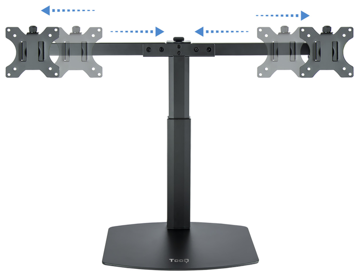 Tooq Soporte de Mesa para 2 Pantallas 17-27 Pulgadas DB1727TN-B