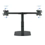 TooQ Soporte de mesa para 2 pantallas 17-27 pulgadas DB1727TN-B