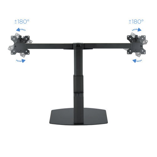 Tooq Soporte de Mesa para 2 Pantallas 17-27 Pulgadas DB1727TN-B