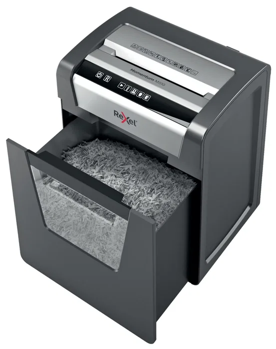 Rexel Momentum M510 Destructora de Papel Microcorte Negro