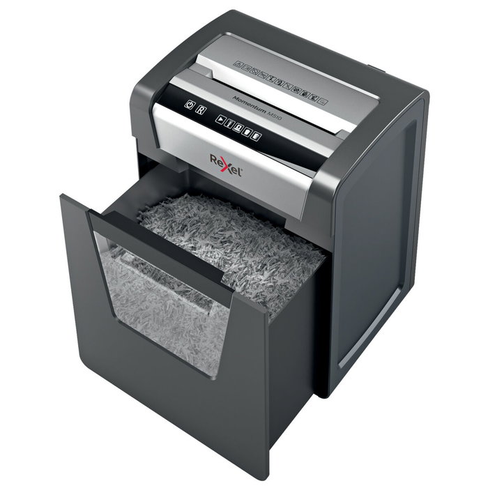 Rexel Momentum M510 Destructora de Papel Microcorte Negro