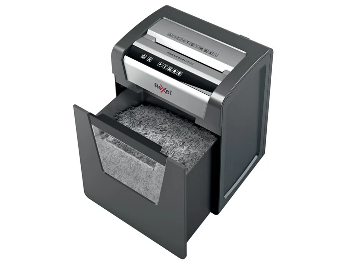 Rexel Momentum M510 Destructora de Papel Microcorte Negro