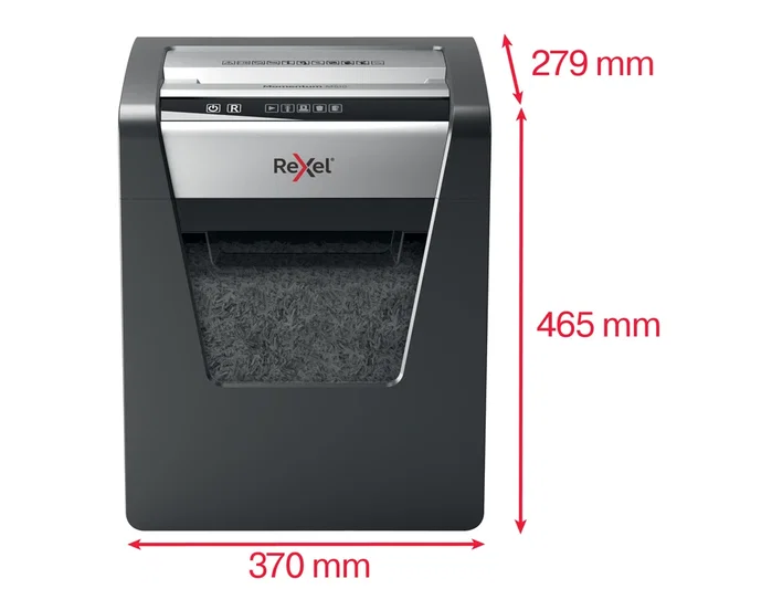 Rexel Momentum M510 Destructora de Papel Microcorte Negro