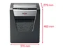 Rexel Momentum M510 Destructora de Papel Microcorte Negro