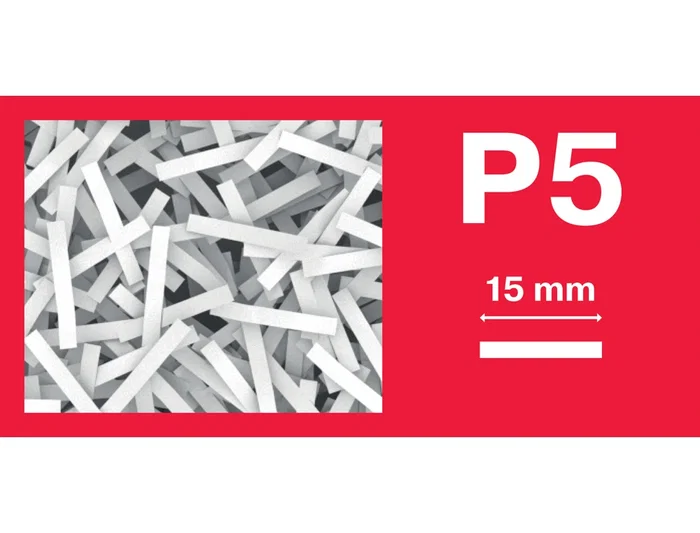 Rexel M515 Destructora de Documentos, Capacidad de Corte 15 Hojas, Nivel de Seguridad P5, Papelera 30 L
