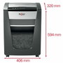 Rexel Momentum M515 Destructora de Papel Microcorte Negro y Plata