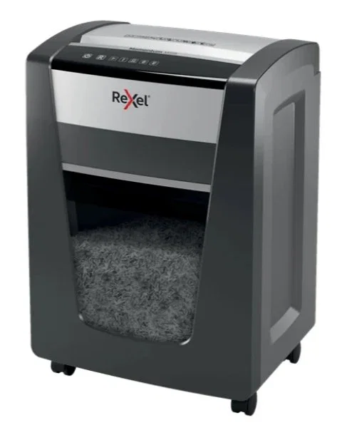 Rexel Momentum M515 Destructora de Papel Microcorte Negro y Plata