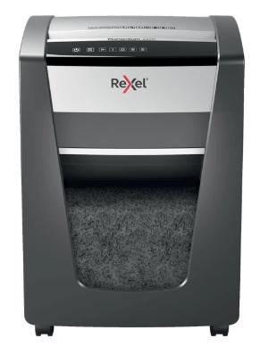 Rexel Momentum M515 Destructora de Papel Microcorte Negro y Plata