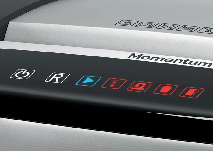 Rexel Momentum M515 Destructora de Papel Microcorte Negro y Plata