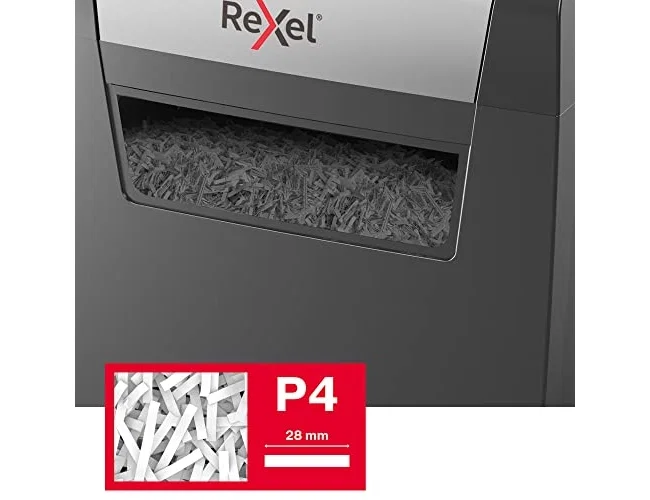Rexel Momentum X406 Destructora de Papel Corte Confeti Negro