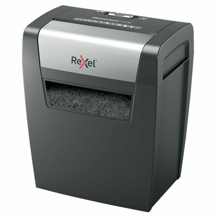Rexel Momentum X406 Destructora de Papel Corte Confeti Negro Rexel Momentum X406 Destructora de Papel Corte Confeti Negro