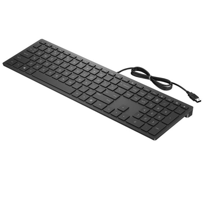HP Pavilion 300 Teclado con Cable USB, Negro Cheddar, 3 Zonas, Teclas de Acceso Directo, Diseño Ergonómico HP Pavilion 300 Teclado con Cable USB, Negro Cheddar, 3 Zonas, Teclas de Acceso Directo, Diseño Ergonómico