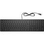 HP Pavilion 300 Teclado con Cable USB, Negro Cheddar, 3 Zonas, Teclas de Acceso Directo, Diseño Ergonómico
