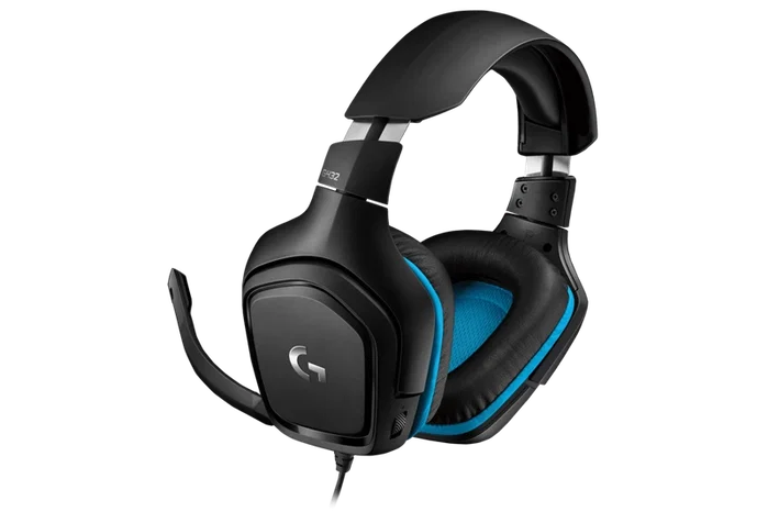 Logitech G432 Gaming Headset con Sonido 7.1, Negro y Azul