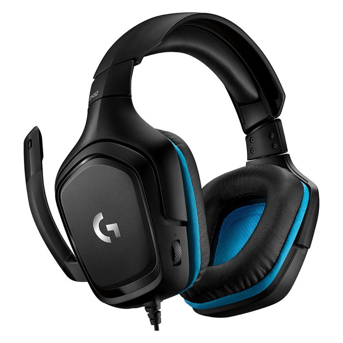 Logitech G432 Auriculares Gaming con Micrófono Negro y Azul