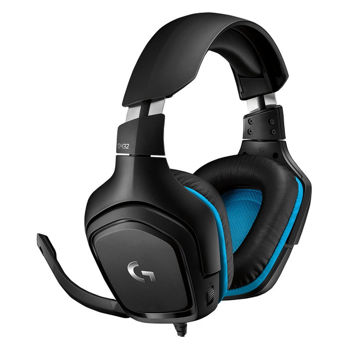 Logitech G432 Auriculares Gaming con Micrófono Negro y Azul