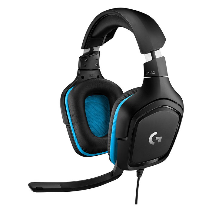 Logitech G432 Auriculares Gaming con Micrófono Negro y Azul