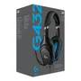 Logitech G432 Auriculares Gaming Diadema Alámbricos 7.1 Surround Sound para PS5, PS4, Nintendo Switch, PC y Mac - DTS Headphone:X 2.0, Micrófono Boom - Negro/Azul - Ref. 981-000770