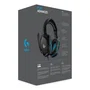 Logitech G432 Auriculares Gaming Diadema Alámbricos 7.1 Surround Sound para PS5, PS4, Nintendo Switch, PC y Mac - DTS Headphone:X 2.0, Micrófono Boom - Negro/Azul - Ref. 981-000770