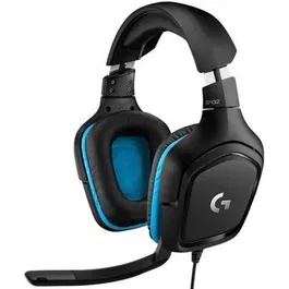 Logitech G432 Auriculares Gaming USB 2.0 Jack 3.5 Micrófono Negros DTS Headphone:X 2.0 7.1 Surround Sound