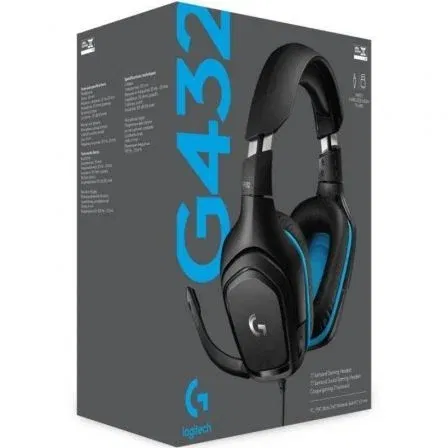 Logitech g432 auriculares gaming 7.1 - 981-000770
