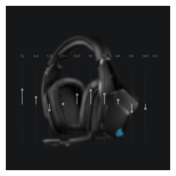 Logitech G935 Gaming Headset Inalámbrico 7.1 Surround Sound LIGHTSYNC RGB Black/Blue
