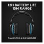 Logitech G935 Gaming Headset Inalámbrico 7.1 Surround Sound LIGHTSYNC RGB Black/Blue
