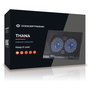 Conceptronic THANA02B Base de refrigeración para portátiles de hasta 17 pulgadas