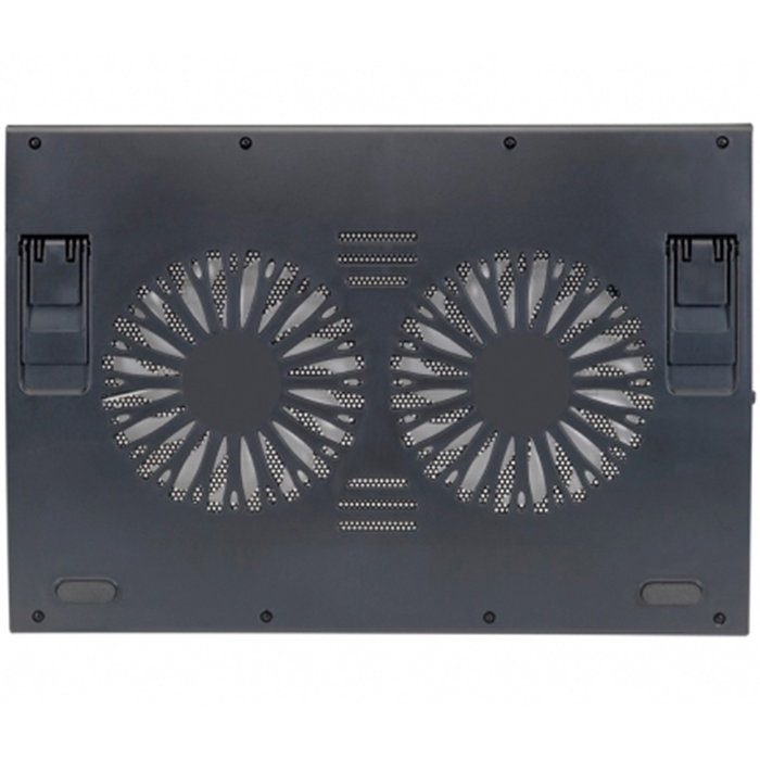 Conceptronic Base de refrigeración para portátiles con 2 ventiladores de 125 mm hasta 17 pulgadas