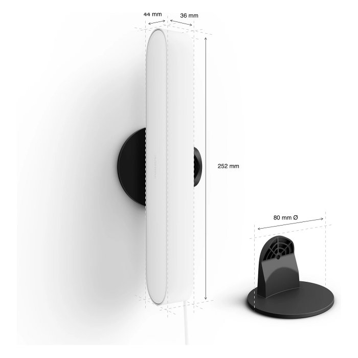 Philips Hue Play Pack de 2 barras de luces inteligentes, Blanco