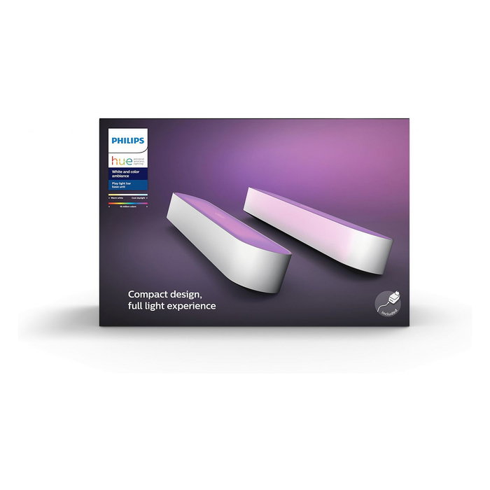 Philips Hue Play Pack de 2 barras de luces inteligentes, Blanco