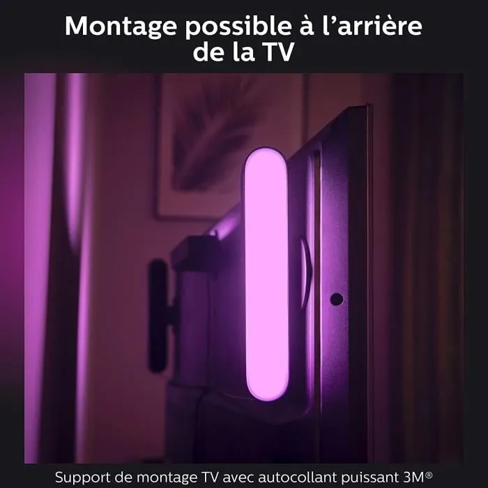 Philips Hue Play White & Color Ambiance Kit X 1 Luz LED para Gaming y Hogar, Compatible con Alexa, Google Assistant y Apple Homekit Philips Hue Play White & Color Ambiance Kit X 1 Luz LED para Gaming y Hogar, Compatible con Alexa, Google Assistant y Apple Homekit