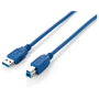 Equip Cable USB 3.0 Tipo A a Tipo B 3m Azul