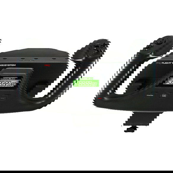 Logitech 945-000004 Palanca de Mandos Saitek Pro Flight Yoke, Simulador de Vuelo para PC, 14 Botones, Analógico/Digital, USB, Negro