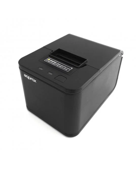 Approx APPPOS58MU Impresora de tickets térmica para POS, 58mm de ancho, USB, 100mm/s, 203 x 203 DPI, negro - Compatible con Windows y Linux