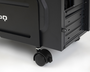 TOOQ Soporte metálico para CPU de suelo con ruedas UMCS0004-B