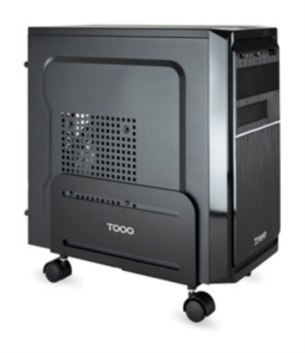 TooQ Soporte metálico para CPU con ruedas UMCS0004-B TooQ Soporte metálico para CPU con ruedas UMCS0004-B