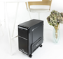 TOOQ Soporte metálico para CPU de suelo con ruedas UMCS0004-B