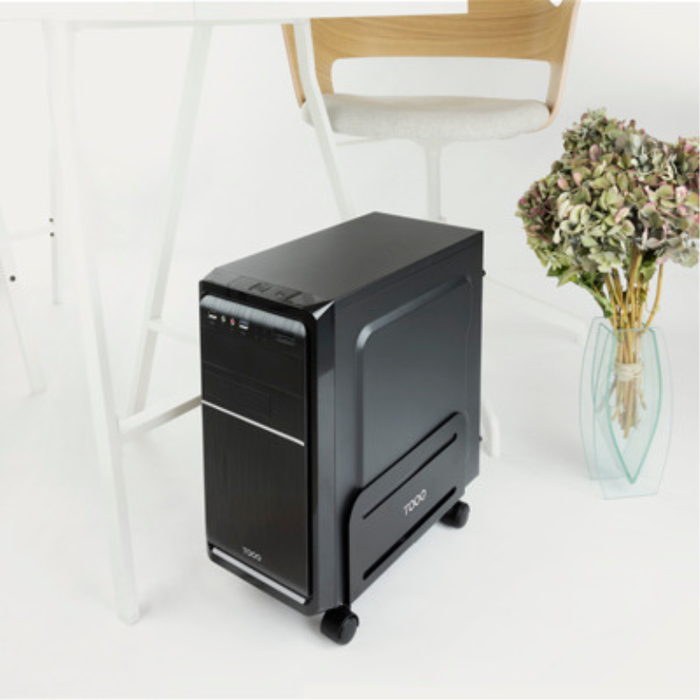 TooQ Soporte metálico para CPU con ruedas UMCS0004-B TooQ Soporte metálico para CPU con ruedas UMCS0004-B