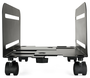 TOOQ Soporte metálico para CPU de suelo con ruedas UMCS0004-B