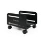 TOOQ Soporte metálico para CPU de suelo con ruedas UMCS0004-B