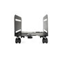 TOOQ Soporte metálico para CPU de suelo con ruedas UMCS0004-B