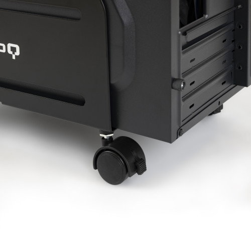 TOOQ Soporte metálico para CPU de suelo con ruedas UMCS0004-B TOOQ Soporte metálico para CPU de suelo con ruedas UMCS0004-B