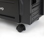 TOOQ Soporte metálico para CPU de suelo con ruedas UMCS0004-B