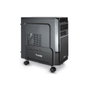 TOOQ Soporte metálico para CPU de suelo con ruedas UMCS0004-B
