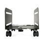 TOOQ Soporte metálico para CPU de suelo con ruedas UMCS0004-B